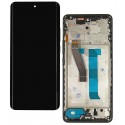 Дисплей для Xiaomi Redmi Note 15 4G, с рамкой, черный, High Quality, (OLED)