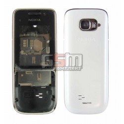 Корпус для Nokia C2-01, серебристый, копия ААА