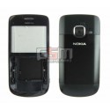 Корпус для Nokia C3-00, High quality, чорний