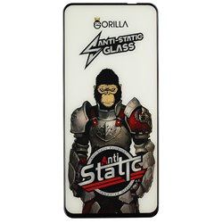 Захисне скло для Realme Narzo 80 Lite 5G / 70x / 60x / N55, Full Glue, Gorilla Anti-Static, 0.3 мм, чорне