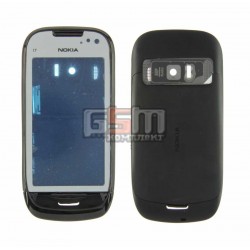 Корпус для Nokia C7-00, черный, копия ААА