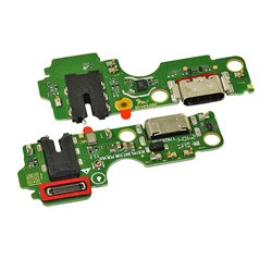 Шлейф для Tecno Spark 20C (BG7), коннектора зарядки, с компонентами, orig (PRC), (плата зарядки)