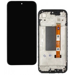 Дисплей для Oppo A6, A6X, черный, с рамкой, High Quality
