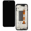Дисплей для Oppo A6, A6X, черный, с рамкой, High Quality