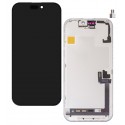 Дисплей для Apple iPhone 17, черный, с рамкой, (Box), (OLED), GXQC soft, 120Hz