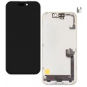 Дисплей для Apple iPhone 17, чорний, з рамкою, High Copy, (OLED), DD-OLED hard