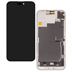 Дисплей для Apple iPhone 15 Pro Max, черный, с рамкой, Wextom, High Quality, без ошибки, (OLED) soft, Diagnosable, 120Hz