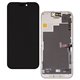 Дисплей для Apple iPhone 15 Pro, черный, с рамкой, Wextom, High Quality, без ошибки, (OLED) soft, Diagnosable, 120Hz