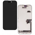 Дисплей для Apple iPhone 16 Pro, черный, с рамкой, Wextom, High Quality, без ошибки, (OLED) soft, Diagnosable, 120Hz