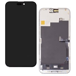 Дисплей JCID для iPhone 15 Pro Max, черный, с рамкой, High Copy, без ошибки, (OLED) soft, Diagnosable, 120Hz