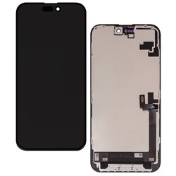 Дисплей для Apple iPhone 16 Plus, чёрный, с рамкой, China Quality, (TFT), ZY, LTPS FHD