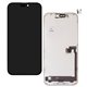 Дисплей для Apple iPhone 16 Pro Max, чёрный, с рамкой, High quality, (OLED), GX OEM hard