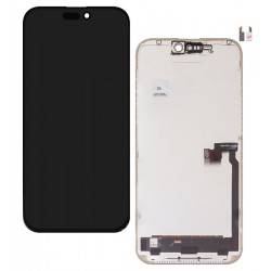 Дисплей для Apple iPhone 16 Pro Max, чёрный, с рамкой, High quality, (OLED), GX OEM hard