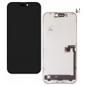 Дисплей для Apple iPhone 16 Pro Max, чёрный, с рамкой, High quality, (OLED), GX OEM hard