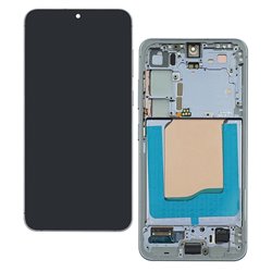 Дисплей для Samsung S931 Galaxy S25, черный, с голубой рамкой, оригинал (PRC OD), Icy Blue, GH82-36329C