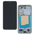 Дисплей для Samsung S931 Galaxy S25, чорний, з блакитною рамкою, оригінал (PRC OD), Icy Blue, GH82-36329C