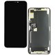 Дисплей для iPhone 11 Pro Max, черный, с сенсорным экраном, с рамкой, High Quality, GX-OLED SOFT, без упаковки