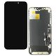 Дисплей для Apple iPhone 12, iPhone 12 Pro, чорний, із сенсорним екраном, з рамкою, (OLED), High Quality, JK-OLED SOFT, без упаковки