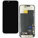 Дисплей для Apple iPhone 13, черный, с сенсорным экраном, с рамкой, (OLED), High Quality, JK-OLED SOFT, без упаковки