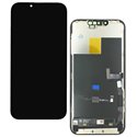 Дисплей для Apple iPhone 13 Pro, чорний, із сенсорним екраном, з рамкою, (OLED), High Quality, JK-OLED SOFT, без упаковки