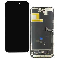 Дисплей для Apple iPhone 14 Pro Max, черный, с сенсорным экраном, с рамкой, (OLED), High Quality, JK-OLED, без упаковки