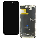 Дисплей для Apple iPhone 14 Pro Max, черный, с сенсорным экраном, с рамкой, (OLED), High Quality, JK-OLED, без упаковки
