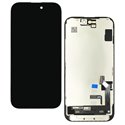 Дисплей для Apple iPhone 15, черный, с сенсорным экраном, с рамкой, (OLED), High Quality, JK-OLED, без упаковки