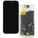 Дисплей для Apple iPhone 15 Pro, черный, с сенсорным экраном, с рамкой, (OLED), High Quality, JK-OLED, без упаковки