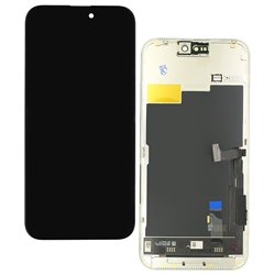 Дисплей для Apple iPhone 15 Pro Max, черный, с сенсорным экраном, с рамкой, (OLED), High Quality, JK-OLED, без упаковки