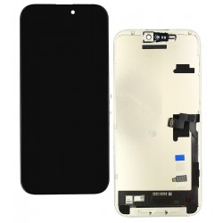 Дисплей для Apple iPhone 16 Pro Max, черный, с сенсорным экраном, с рамкой, (OLED), High Quality, JK-OLED, без упаковки