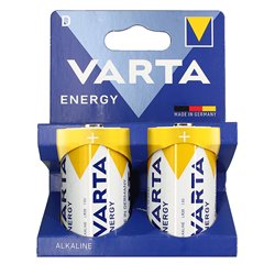 Батарейка Varta Energy D LR20, 2 шт
