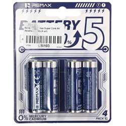 Батарейка Remax Super Core AA Alkaline Battery (4 шт)