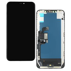 Дисплей для Apple iPhone XS Max, черный, с сенсорным экраном, с рамкой, (OLED), High Quality, JK-OLED, без упаковки
