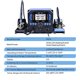 Паяльная станция прецизионная WEP 992D-II, минифен 100C - 480C, ручка с pегулировкой t, в комплекте 1 паяльник стандарта JBC 210, 6 каналов памяти, 29