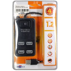 USB-хаб на 4 USB 2.0, с выключателем USB-Hub P-1601