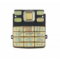 Клавиатура для Nokia 6300, золотистый, русская