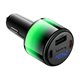 Автомобильное зарядное устройство Hoco Z69A, USB, 2 Type-C PD 37W, с дисплеем, черное