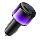 Автомобильное зарядное устройство Hoco Z69A, USB, 2 Type-C PD 37W, с дисплеем, черное