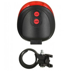 Велоліхтар STOP DW-681-5LED + 2LASER, Waterproof, 2хAAA