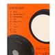 Лампа VIDEX VL-NL090B black 1,2W з датчиком руху (АКБ Li-pol 1000mAh) 3000-6500K