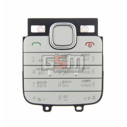 Клавиатура для Nokia C1-01, серебристая, русская