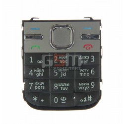 Клавиатура для Nokia C5-00, серая, русская