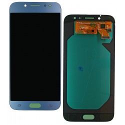 Дисплей для Samsung J730 Galaxy J7 (2017), J730F Galaxy J7 (2017), голубой, без логотипа, без рамки, High quality, (OLED)
