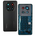 Задняя панель корпуса для Xiaomi Redmi Note 14 Pro 5G, черный, со стеклом камеры, Midnight Black
