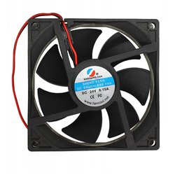 Вентилятор 92х92х25мм 24V SF9225SM24-A (2 провода)