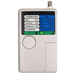 Тестер кабеля Quad (NT-001), RJ45/RJ11, BNC, USB, витой пары