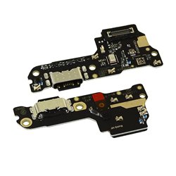 Шлейф для Xiaomi Poco M7 4G, Redmi 15 4G, Redmi 15 5G, коннектора зарядки, с компонентами, orig (PRC), (плата зарядки)