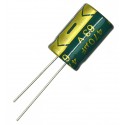 Конденсатор електролітичний 470 uF 63 V, 105 C, d10 h20 (низький імпеданс) LOW ESR