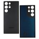 Задня панель корпуса для Samsung S918 Galaxy S23 Ultra, черная, phantom black