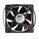 Вентилятор MX-8025 80 x 80 x 25 мм, 12V, 0.2A, 2 провода
